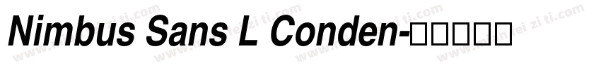 Nimbus Sans L Conden字体转换
